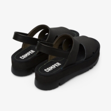 Camper Oruga Womens Sandals US-00170 Black Outlet